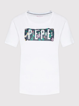 nahlad Pepe Jeans dámske biele tričko Patsy