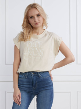 nahlad Pepe Jeans béžové dámske Linda tričko
