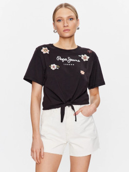 nahlad Pepe Jeans dámske čierne tričko