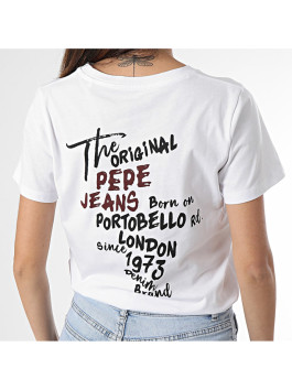nahlad Pepe Jeans dámske biele tričko