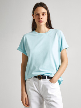 nahlad Pepe Jeans dámske tyrkysové tričko Liu