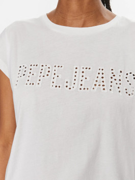 nahlad Pepe Jeans dámske biele tričko 
