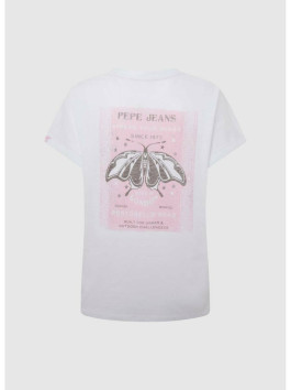nahlad Pepe Jeans dámske biele tričko Keyra