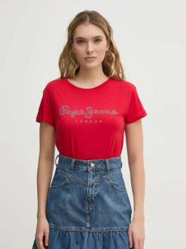 nahlad Pepe Jeans dámske červené tričko 