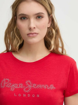 nahlad Pepe Jeans dámske červené tričko 