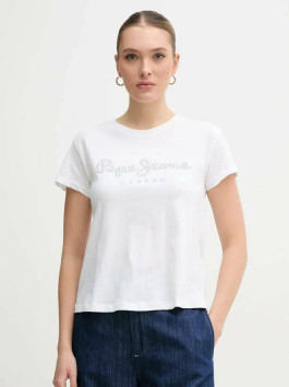 nahlad Pepe Jeans dámske biele tričko 