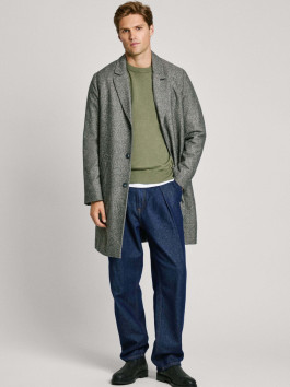 nahlad Pepe Jeans pánsky šedý kabát