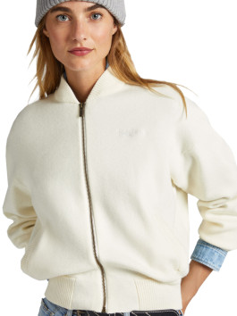 nahlad Pepe Jeans dámsky biely sveter