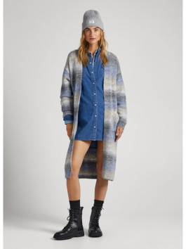 nahlad Pepe Jeans dámsky modro šedý sveter