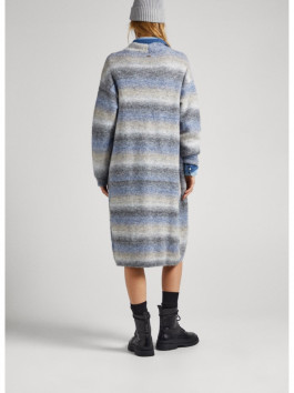 nahlad Pepe Jeans dámsky modro šedý sveter