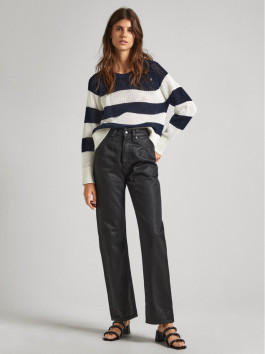 nahlad Pepe Jeans dámsky modro biely sveter