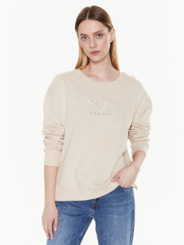 nahlad Pepe Jeans dámska béžová Loreta mikina