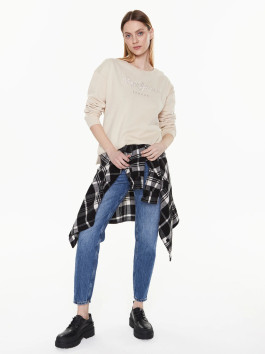 nahlad Pepe Jeans dámska béžová Loreta mikina