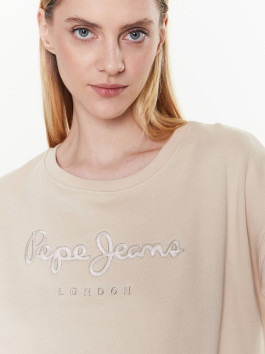 nahlad Pepe Jeans dámska béžová Loreta mikina