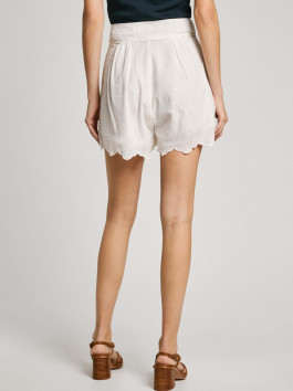 nahlad Pepe Jeans dámske biele kraťasy