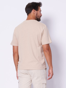 nahlad Pepe Jeans pánske béžové tričko