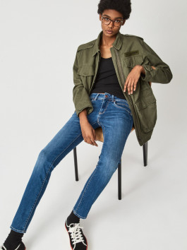 nahlad Pepe Jeans dámske modré džínsy New Brooke