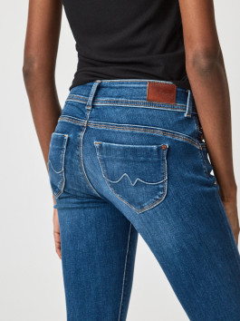 nahlad Pepe Jeans dámske modré džínsy New Brooke