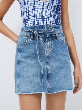 nahlad Pepe Jeans dámska modrá džínsová sukňa Raisa