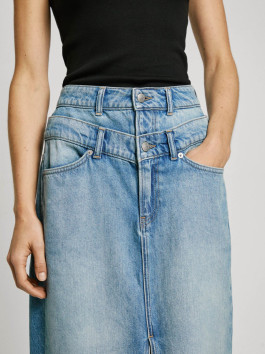 nahlad Pepe Jeans dámska džínsová sukňa