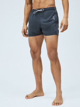 nahlad Pepe Jeans pánske tmavo modré plavky Brian