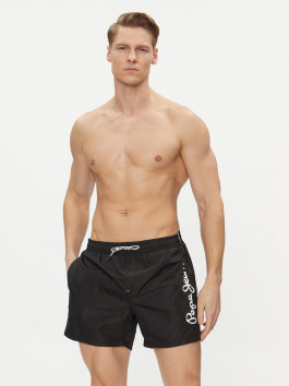 nahlad Pepe Jeans pánske čierne plavky