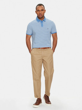 nahlad Tommy Hilfiger pánske modré biele pruhované polotričko