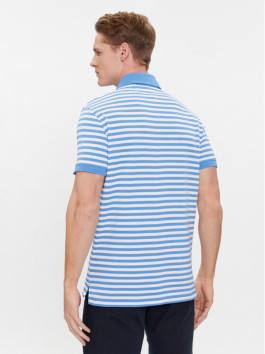 nahlad Tommy Hilfiger pánske modré pruhované polo tričko