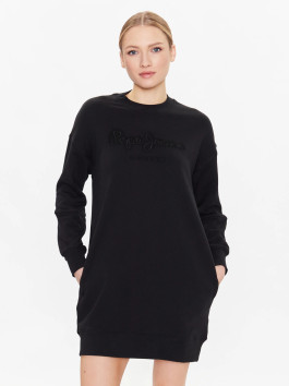 nahlad Pepe Jeans čierne dámske šaty Lexie