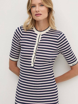 nahlad Pepe Jeans dámske pruhované šaty