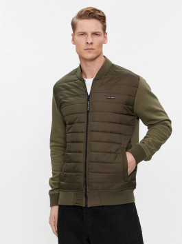 nahlad Pepe Jeans khaki pánska mikina na zips REDDITCH