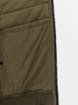 nahlad Pepe Jeans khaki pánska mikina na zips REDDITCH