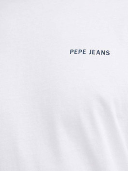 nahlad Pepe Jeans pánske biele tričko Callum
