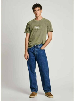 nahlad Pepe Jeans pánske zelené tričko Simon