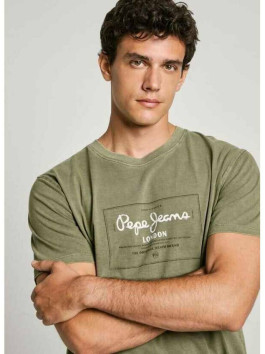 nahlad Pepe Jeans pánske zelené tričko Simon