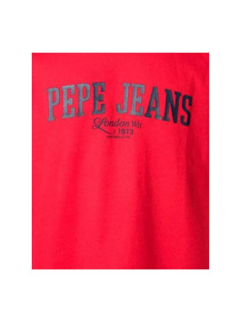 nahlad Pepe Jeans pánske červené tričko Derril