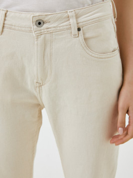 nahlad Pepe Jeans dámske krémové džínsy