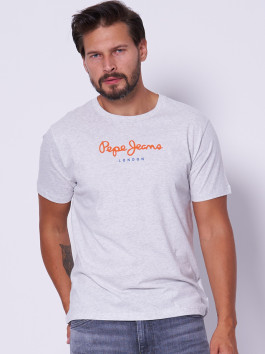 nahlad Pepe Jeans pánske šedé tričko Eggo