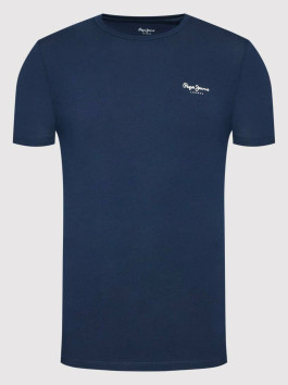 nahlad Pepe Jeans pánske tmavo modré tričko Basic