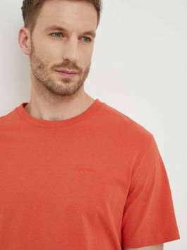 nahlad Pepe Jeans pánske tehlové tričko