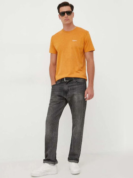nahlad Pepe Jeans pánske oranžové tričko