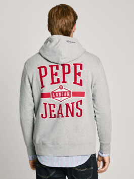 nahlad Pepe Jeans pánska šedá mikina