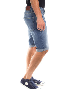 nahlad Pepe Jeans pánske modré džínsové šortky
