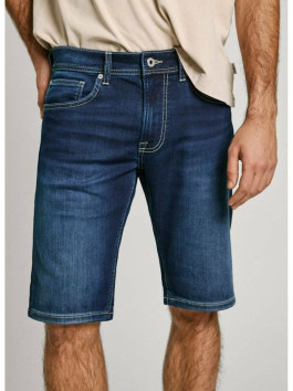 nahlad Pepe Jeans pánske modré džínsové kraťasy