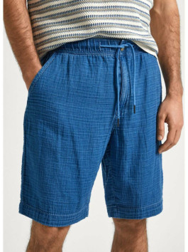 nahlad Pepe Jeans pánske modré šortky