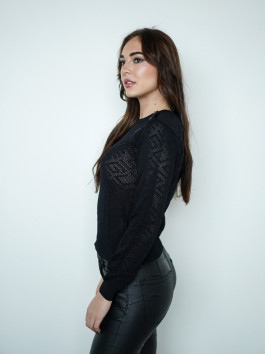 nahlad Guess dámsky čierny sveter