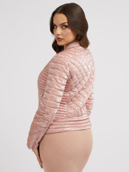 nahlad Guess dámska ružová bunda