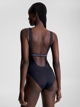 nahlad Tommy Hilfiger dámske tmavomodré jednodielne plavky