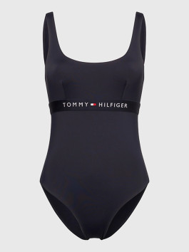 nahlad Tommy Hilfiger dámske tmavomodré jednodielne plavky
