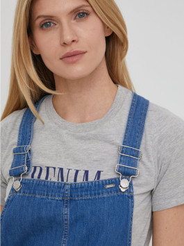 nahlad Pepe Jeans dámske modré džínsové šaty Crane